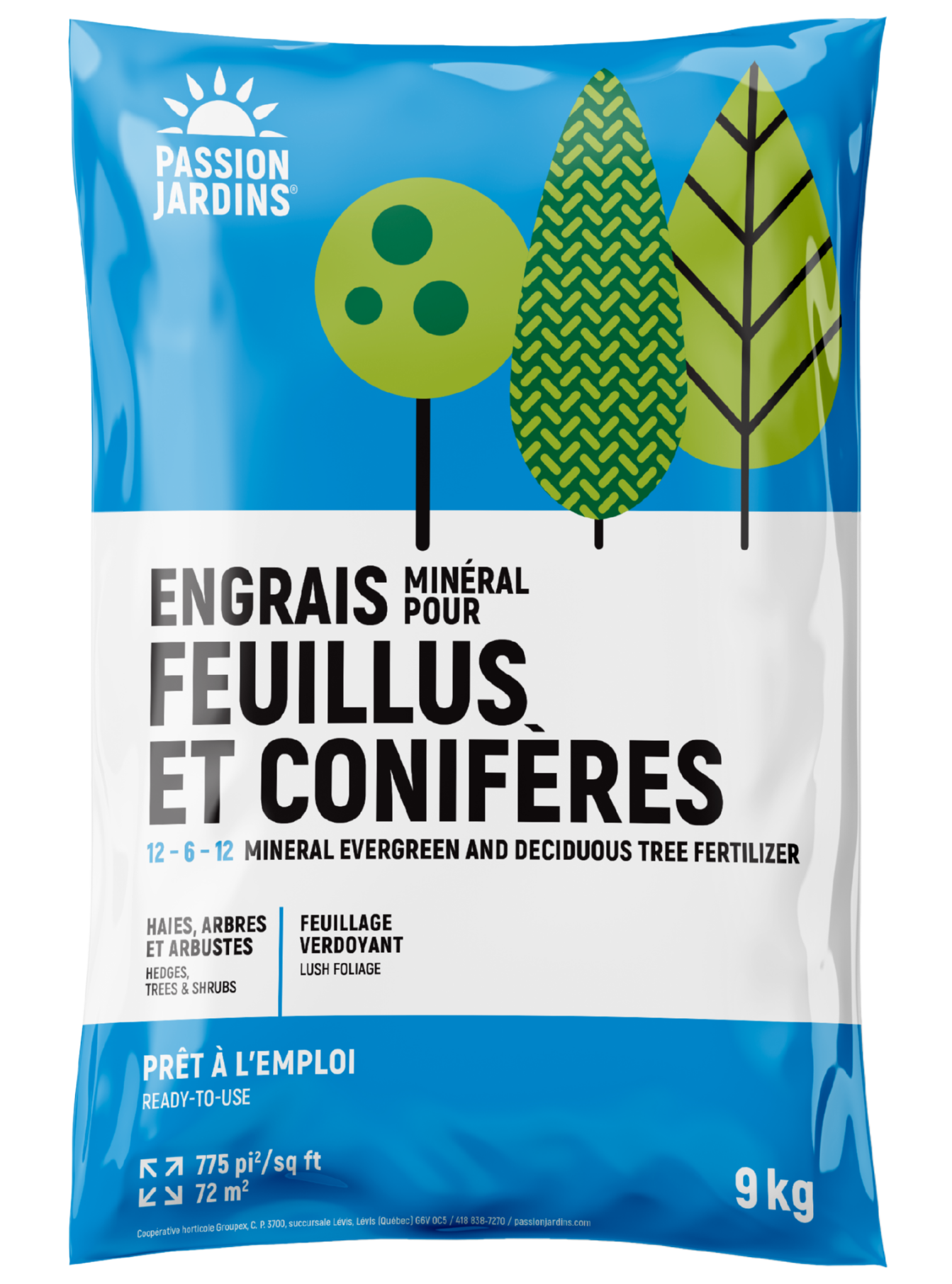 Engrais minéral pour feuillus et conifères